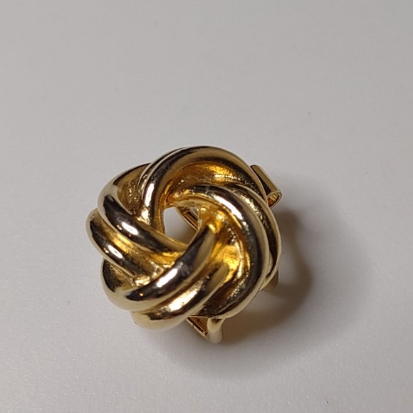 Vintage Dotty Smith Gold Tone Scarf Slide - Picture 3 of 8